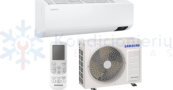 AR09TXFZBWKNEE-AR09TXFZBWKXEE Samsung Nordic Essential 2.5/3.2 kW šilumos siurblys